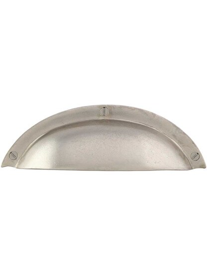 Solid Bronze 6-Inch Cup Pull in White Bronze.